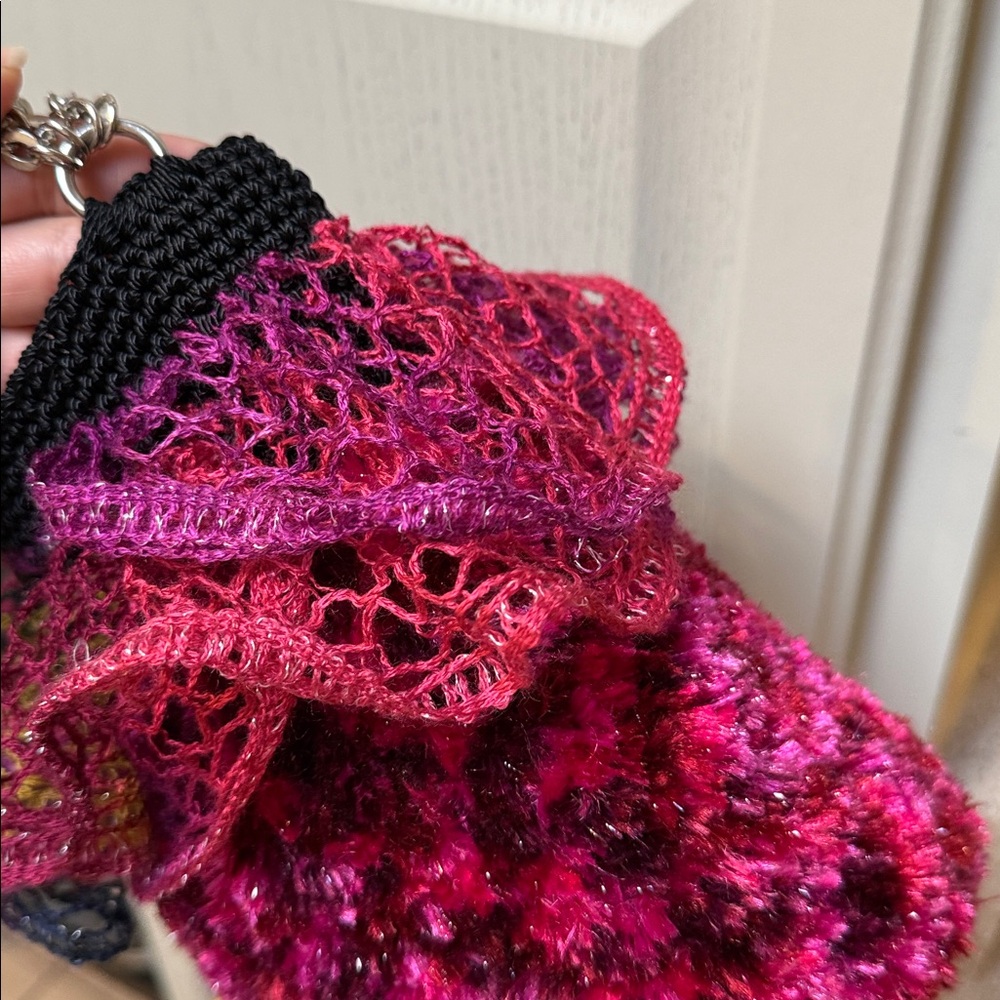 Handmade Multicolor Ruffled Women's Bag - Picture 11 of 17